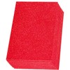SALEMAR Red Sticky Glitter Foam Sheets, 10 Packs Thick Self-Adhesive