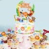 CONEJO MODA Decoración Pastel La Selva Animales Letrero Feliz Cumpleaño