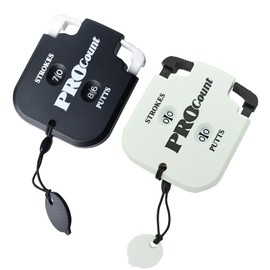 Thatyro 2 Pack Mini Golf Score Shot Stroke Counter Clicker with Dial Resetting Tool Dual Dial Golf Score Counters Portable Digital Golf Scorekeeper Clickers (A)