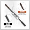 MOLAKS Double-Ended Black & Brown 2-in-1 Mascara, Lengthening Volumizing for