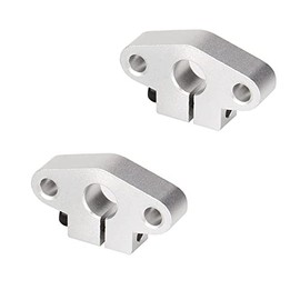 iYueMps 2Pcs SHF8 Linear Shaft Bracket,Linear Motion Rail Clamping Guide for 8mm Dia Linear Shaft,Aluminum Alloy Shaft Bracket for 3D Printer Multi-axis Machine