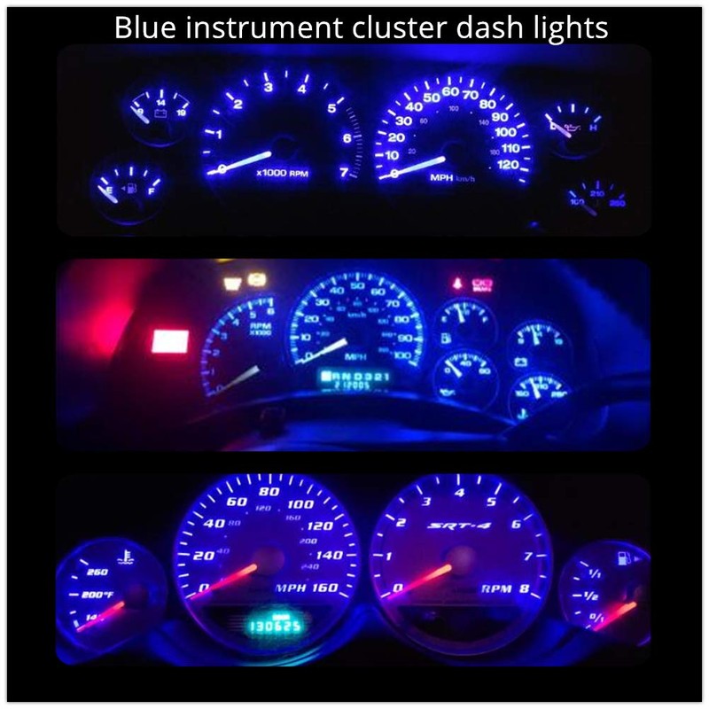 WLJH - Juego de Bombillas LED para Panel de Instrumentos,