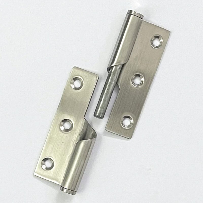 Stainless Steel Door Hinges with Lifting Function, Right, 76 mm,