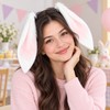 Plush Bunny Ears Hairband for Cosplay & Parties – Soft