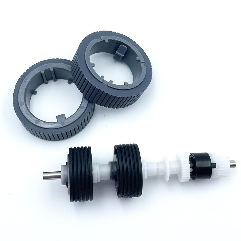 CeaMere Scanner Pickup Roller + Brake Roller Compatible with Fujitsu