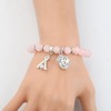 LQRI Baseball Charm Bead Bracelet Sport Baseball Gift for Girls