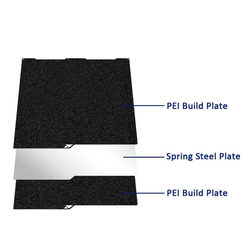 3D Printer Platform Black PEI Double-Sided Texture 3D Printing Plate