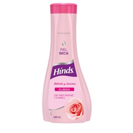HINDS  Crema corporal Clsica  para Piel seca  hidrata y suavizan  hinds hidratine  con Vitamina A  Brinda Luminosidad a la piel  Crema corporal...    