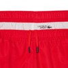 Lacoste Men's Sport Logo Stripe Shorts, Grenadine Red, Small