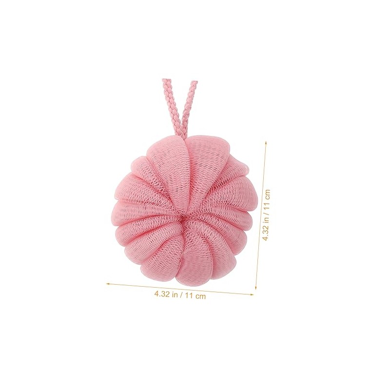 Nolitoy 4piezas Accesorios Baño Bolas Exfoliantes Esponja Exfoliante Corporal Seguro