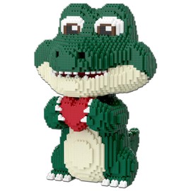 APENGBAOL Animal Love Crocodile Micro Mini Building Blocks Set（9874PCS 39cm High Series） Gift for Adults and Kidst