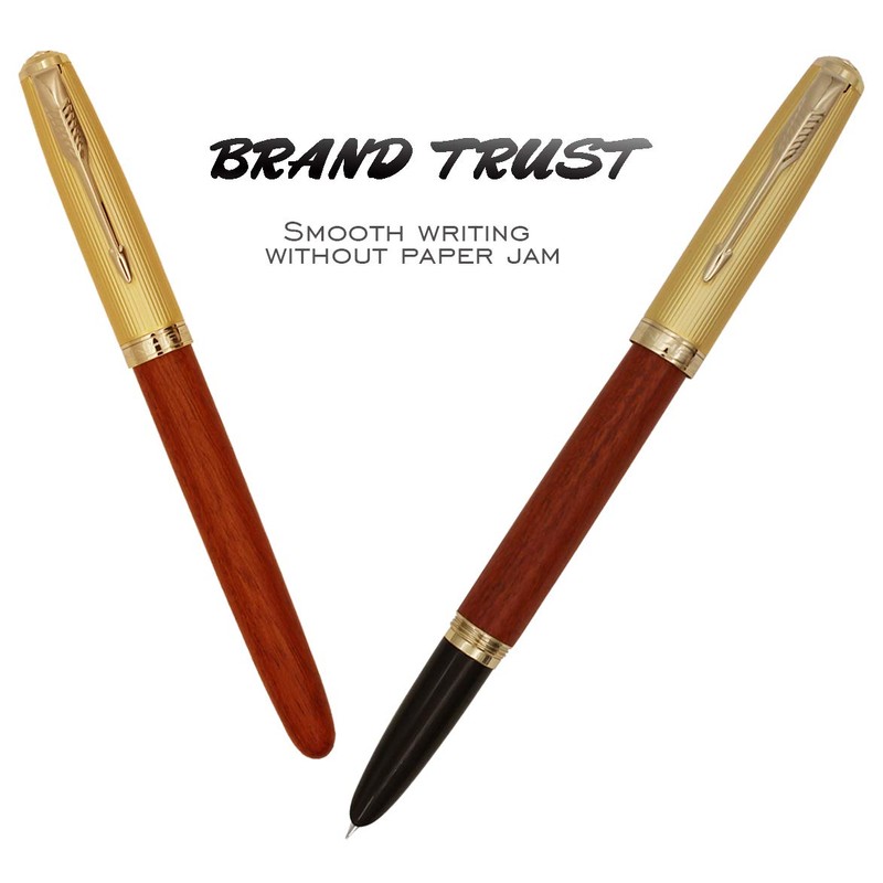 Ranvi Jinhao 85 Fountain Pen Fine Point 0.38mm (Rosewood)