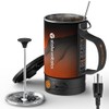 STOKE VOLTAICS Electric French Press Coffee Maker, 120V Boil Water