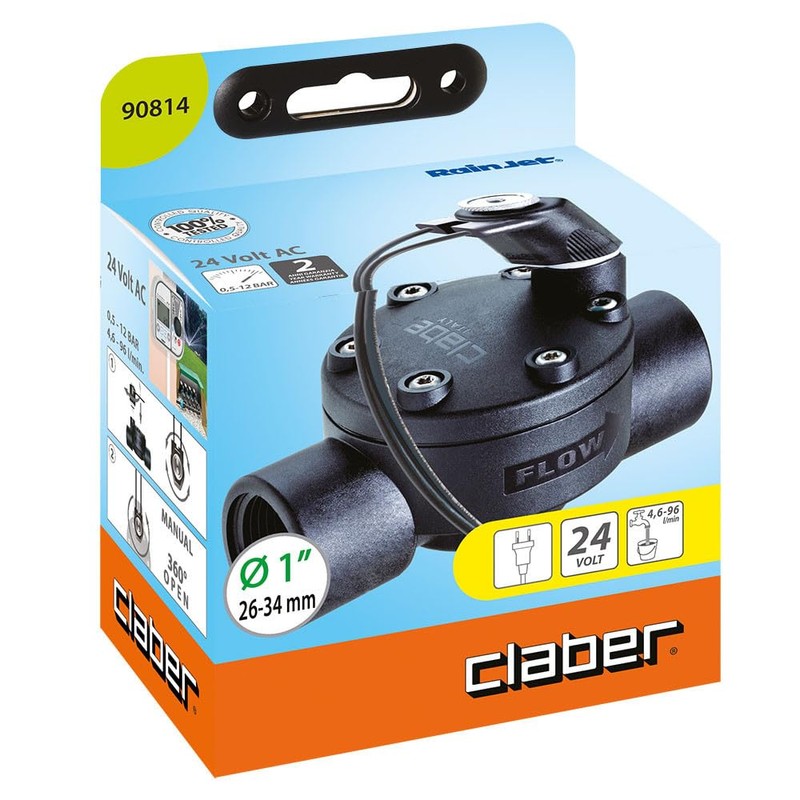 Claber Electrovalve 24 V without Faston 1 Inch Female