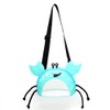 CAREOR Creative Beach Zipper Bag, Portable Crab-Shaped Mesh Beach Bag