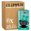 Clipper Organic Peppermint 25 Teabags (Pack of 6, Total 150