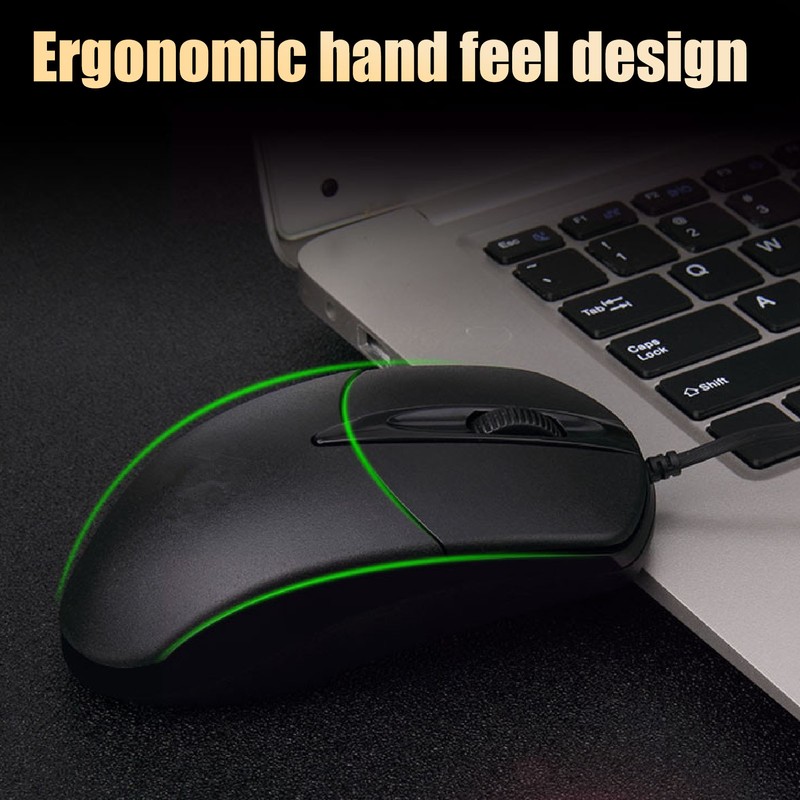 Heated Mouse Temperature Adjustable Timing 1600DPI USB Plug in Heat