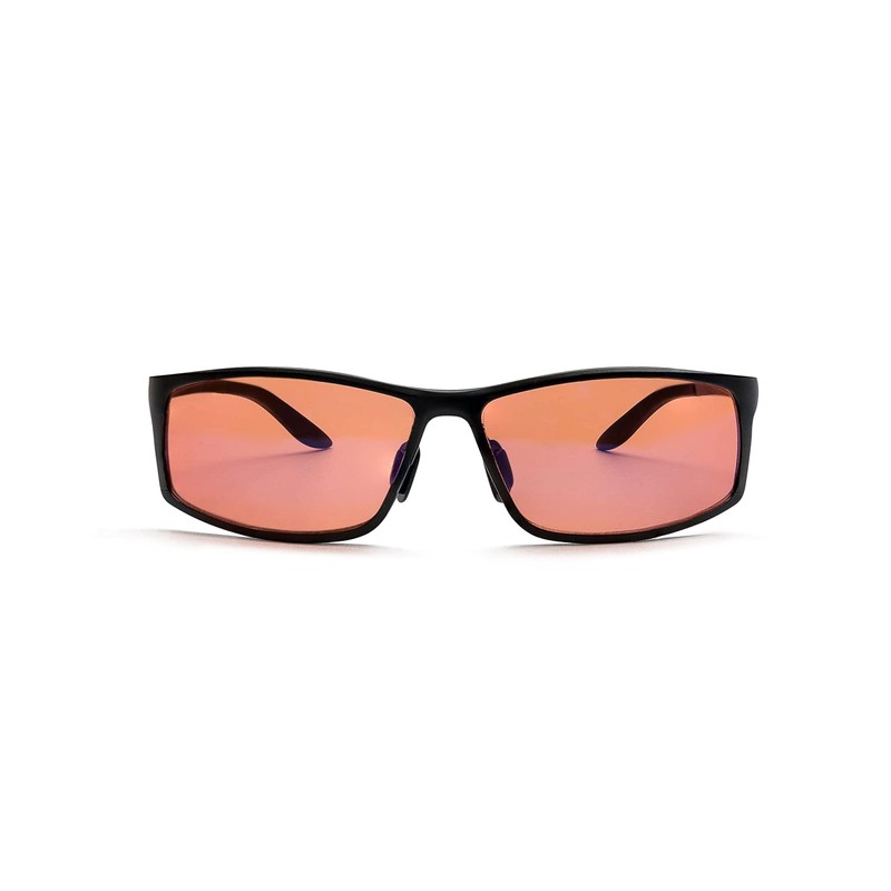 BRADDELL FL-41 Rose Tinted Blue Light Glasses for Migraine Light