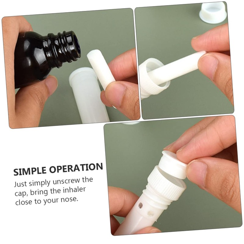 MERRYHAPY Tube Set 5pcs Aromatherapy Tubes Reusable for Essential Oil