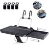 Feiezade 2 in 1 Comapct Steering Wheel Desk Headrest Tray
