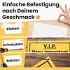 DankeDir! VIP Very Important Parkplatz Freihalten Funny Sign 30 x