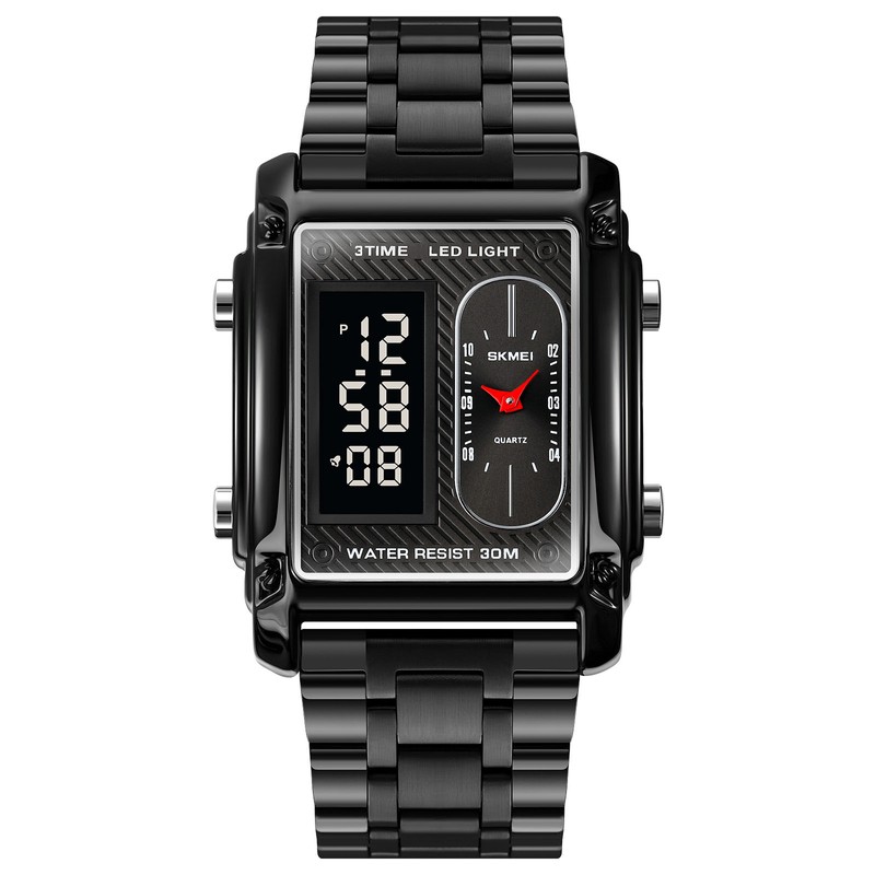 SKMEI 1868 Men Watch Professional 30M Water Resistant Double Display