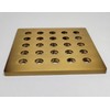 HOLGE 3.75 INCH Square Shower Drain Cover 95MM Floor Drain