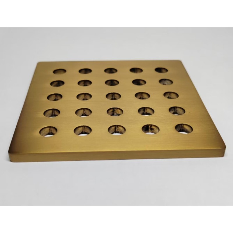 HOLGE 3.75 INCH Square Shower Drain Cover 95MM Floor Drain