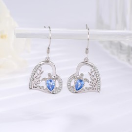 Suiknsn Sea Turtle Earrings for Women 925 Sterling Silver Turtles Dangle Drop Earring Hypoallergenic Jewelry