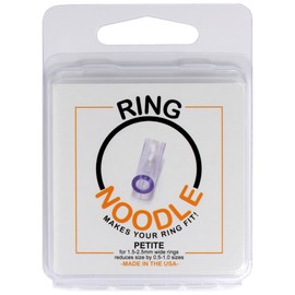 RING NOODLE Ring Guard/Ring Size Adjuster 3 Pack for Thin Bands (Petite) Fits Rings 1.5mm to 2.5mm Wide - by Ring Size Reducers