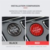 M.JVisun Red Ignition Starter Switch Sticker for VW for Volkswagen