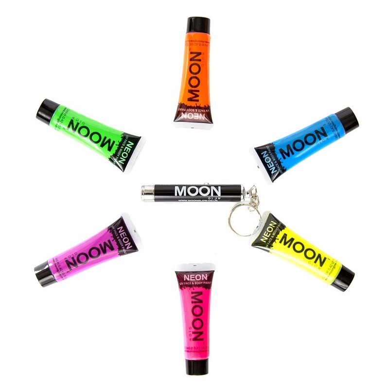 Moon Glow Blacklight Intense Neon UV Face and Body Paint