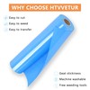 HTVVETUR Sky Blue HTV Iron on Vinyl 12Inch by 35ft