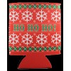 Coolie Junction Ho Ho Ho Pattern Neoprene Collapsible Can Coolie,