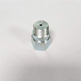 Riloer M18*1.5 Brass Center Hole 3mm O2 Oxygen Sensor Extender Spacer Exhaust Probe 2 Packs