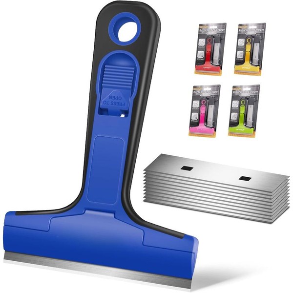 Razor Scraper, 1 Pack Razor Scraper, 4 Inch Razor Scraper