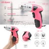 Hi-Spec Electric Screwdriver 27pc 3.6V Pink USB Small Power Screwdriver