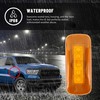 Rear Bed Side Marker LED Fender Lights for 2010-2017 Dodge