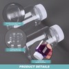 ReaJoys Plastic Juice Bottles with Lids 100ml, 12 Pcs Empty