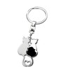 Gilde Keyring Cats Couple