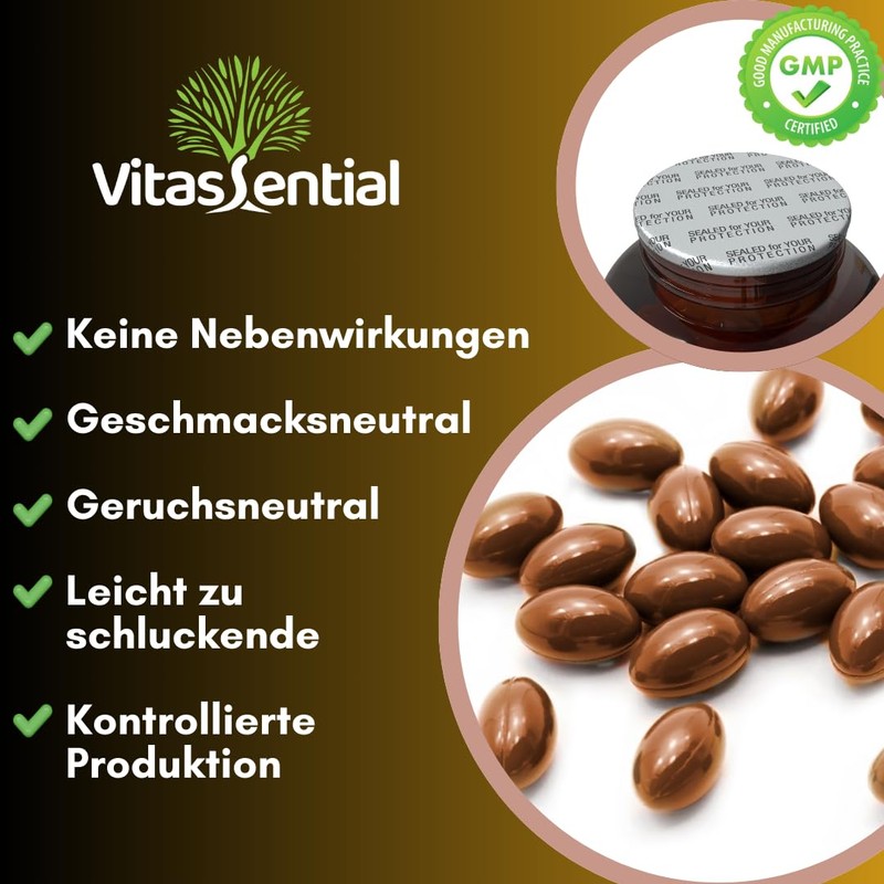 Vitassential Vitamin B-Komplex - Alle 8 B-Vitamine (B1, B2, B3,