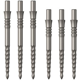 Mission Darts Sniper Points Lunar FS Steel Tip Replacement Points 32 mm Silver (X2663)