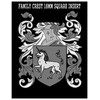 Leech-Design Engraved Letter Opener with Crest Stamps
