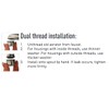 Oil Rubbed Bronze Aerator Housing Faucet 1.0 gpm 1.2, 1.5,