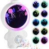 Jellyfish Lamp Mood Lamp,Astronaut Night Light Kids with 10 Lighting
