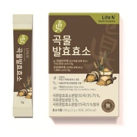 진곡물발효효소 3gx30포 Jinog Grain Fermentation Enzyme 3g x 30 Packs