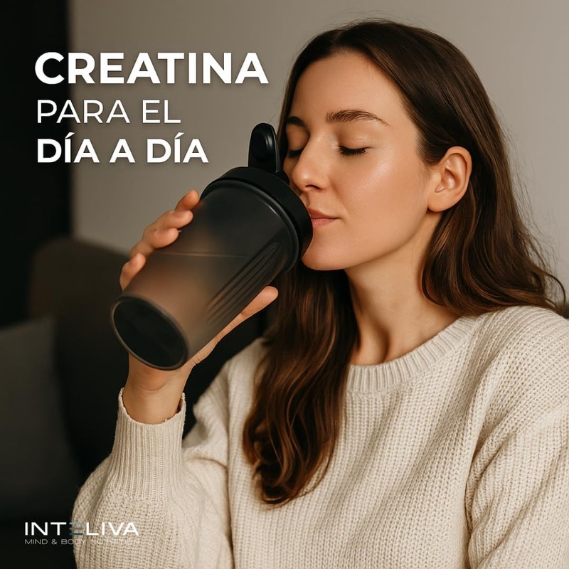 Inteliva Pure Creatine Monohydrate Powder, Unflavored Pre-Workout & Gym Supplement