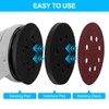 5 Packs 5 Inch Foam Sanding Pads, Flexibility & Durability,