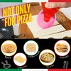 Swing & Self-Standing Funny Pizza Cutter Wheel - Safe Sturdy