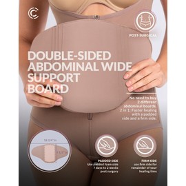 CURVEEZ Postsurgery Abdominal pad Tabla abdominal Tummy tuck compression garment CURVEEZ